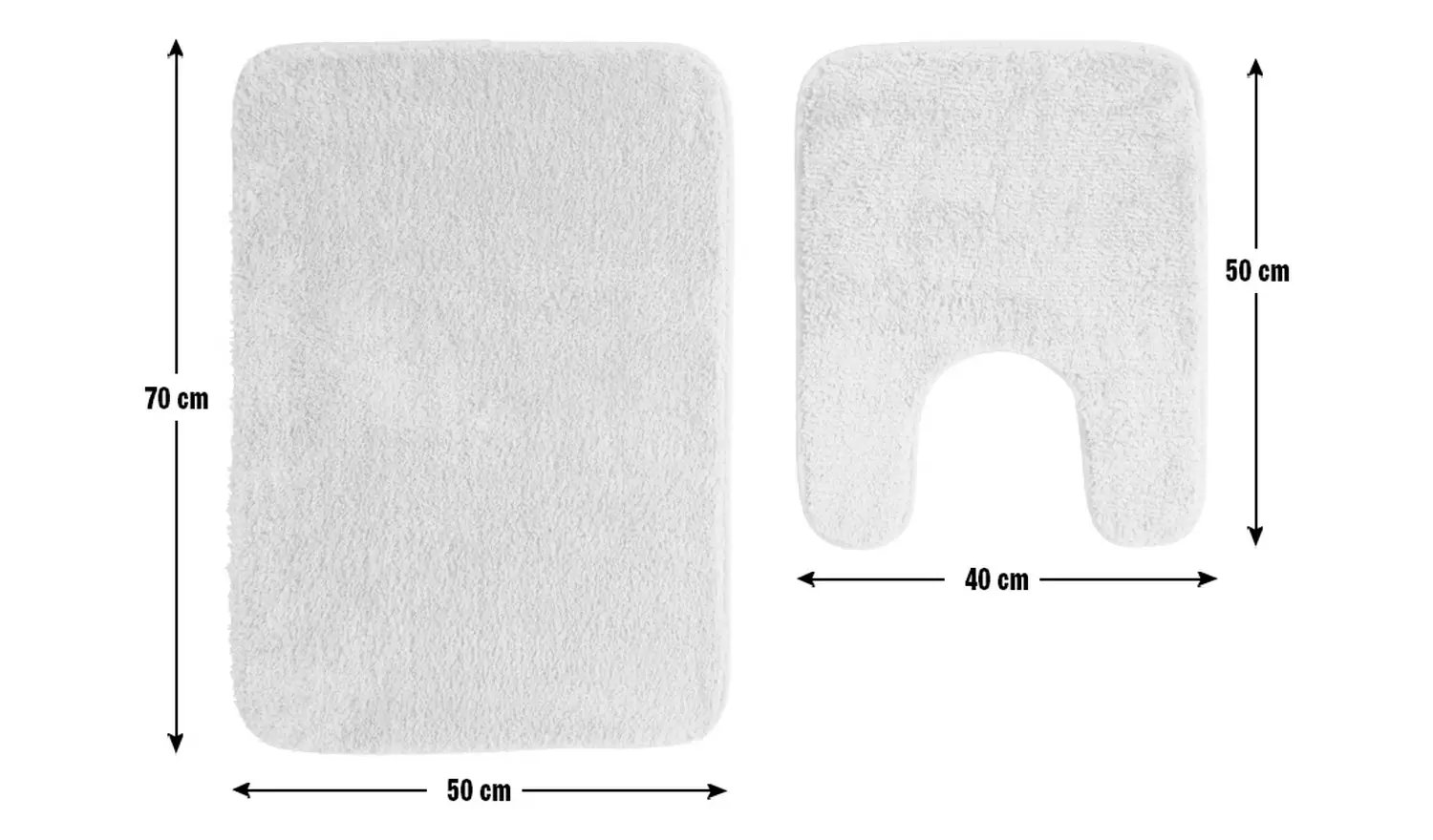 Argos Home Tufted Bath & Pedestal Mat Set - Mustard