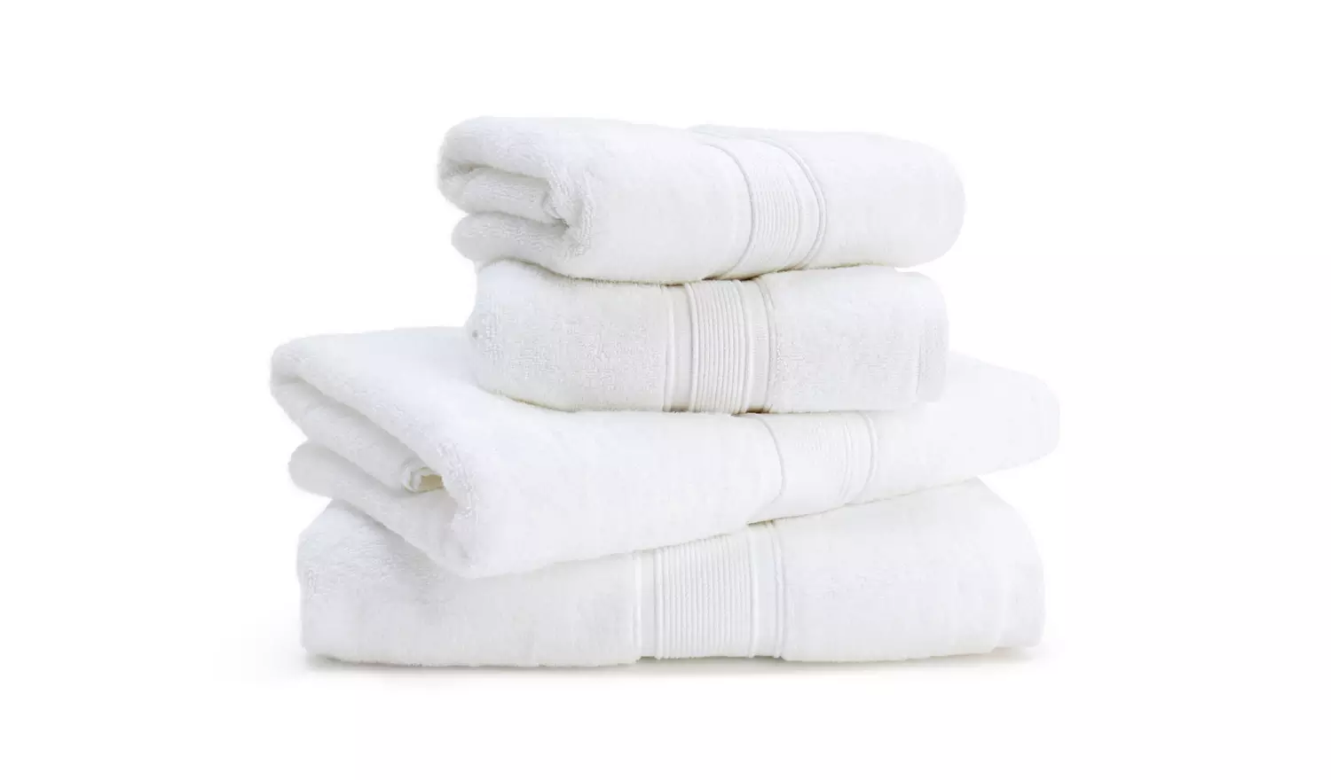 Habitat Cotton Supersoft 4 Piece Towel Bale - White