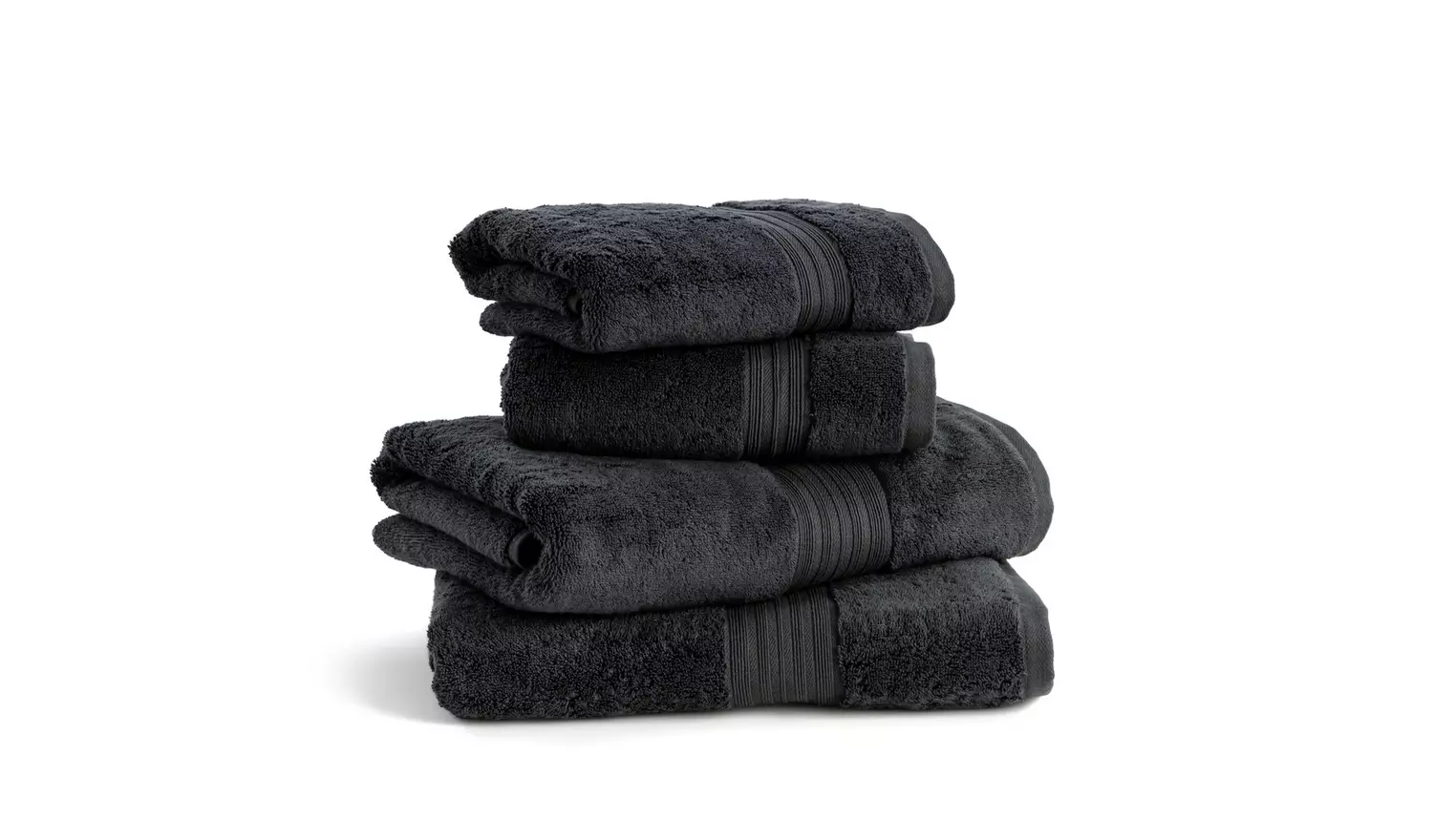 Habitat Egyptian Cotton 4 Piece Towel Bale - Slate Grey