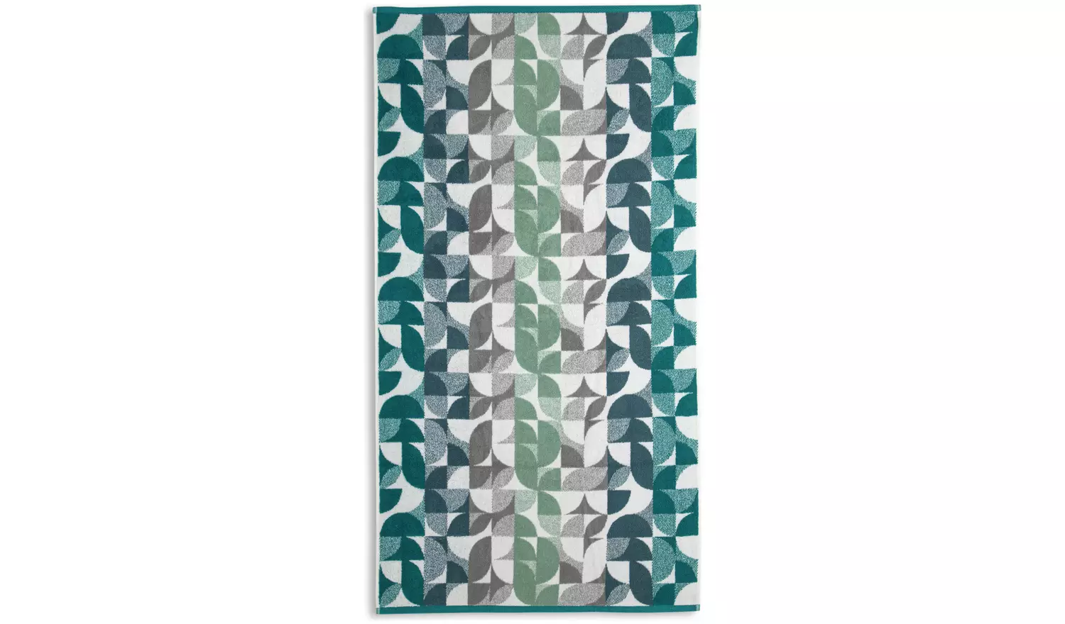 Habitat Geo Shape 4 Piece Towel Bale - Blue & Grey