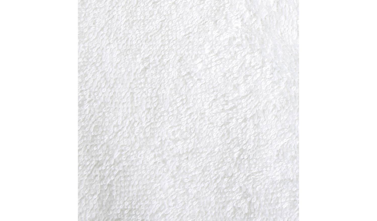 Home Essentials Plain 2 Pack Face Cloths - Super White