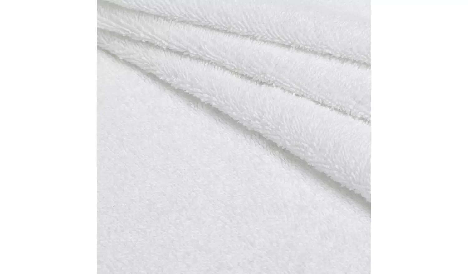 Home Essentials Plain 2 Pack Face Cloths - Super White