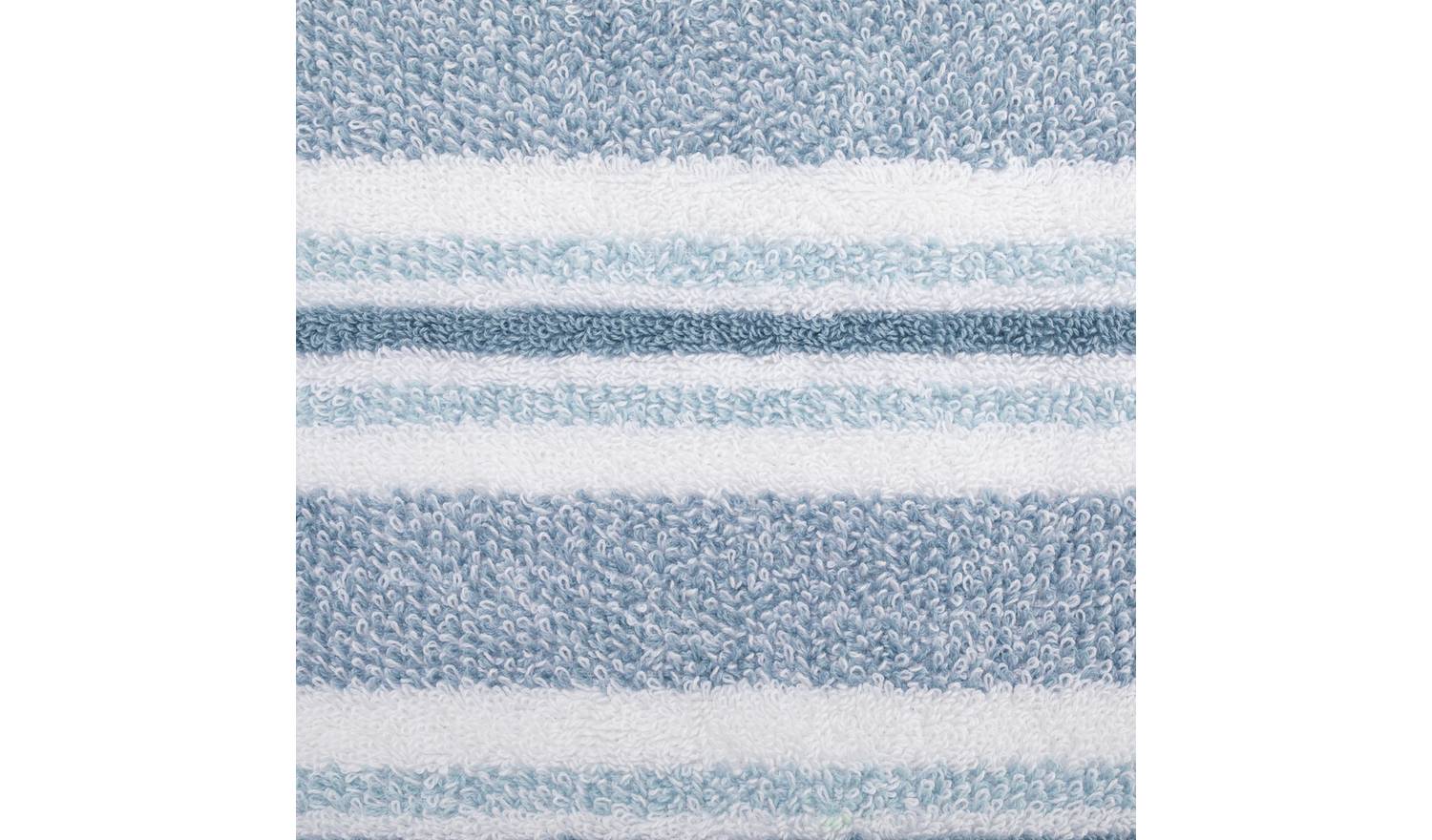Habitat Coastal Stripe 2 Piece Face Cloth - Blue & White