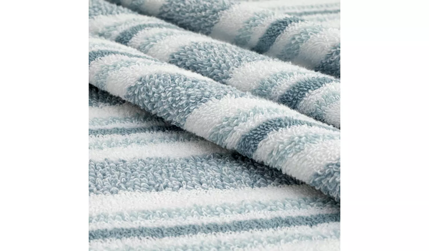 Habitat Coastal Stripe 2 Piece Face Cloth - Blue & White