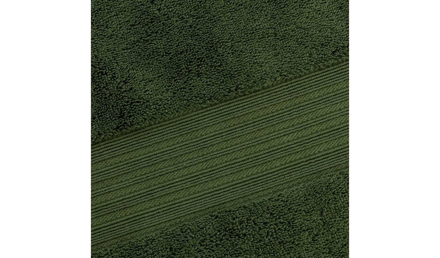 Habitat Egyptian Cotton Plain Bath Sheet - Forest Green