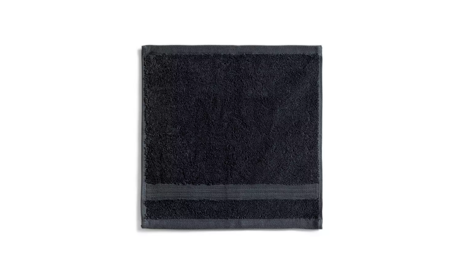 Habitat Egyptian Cotton 2 Piece Face Cloths - Slate Grey