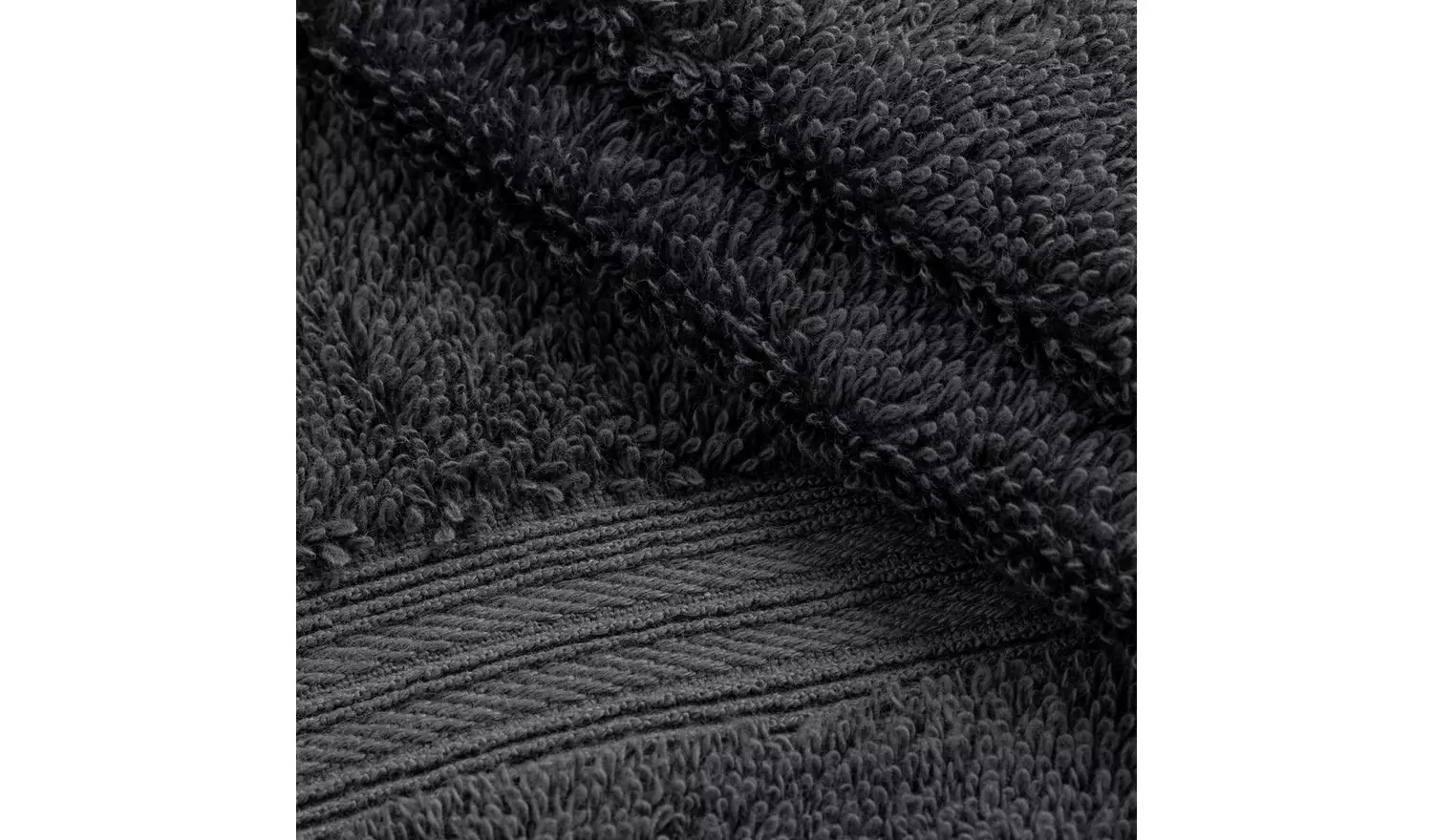 Habitat Egyptian Cotton 2 Piece Face Cloths - Slate Grey