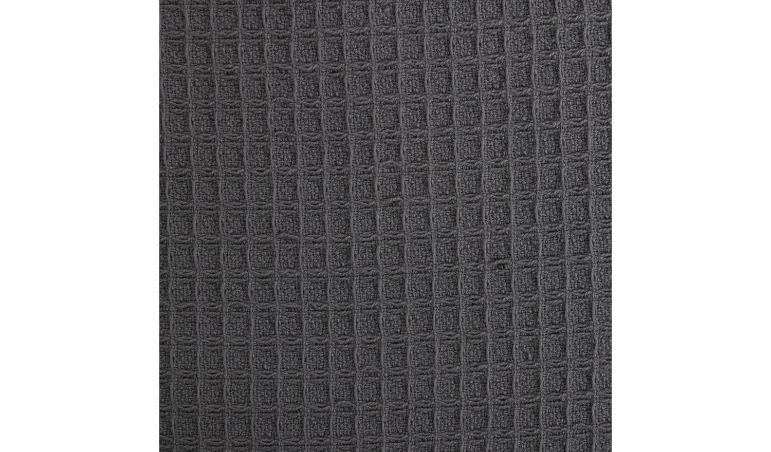 Habitat Cotton Waffle 4 Piece Towel Bale - Charcoal