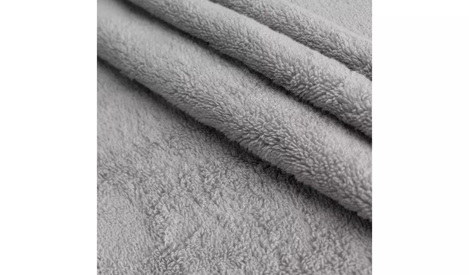 Habitat Cotton Supersoft 2 Pack Hand Towel - Silver