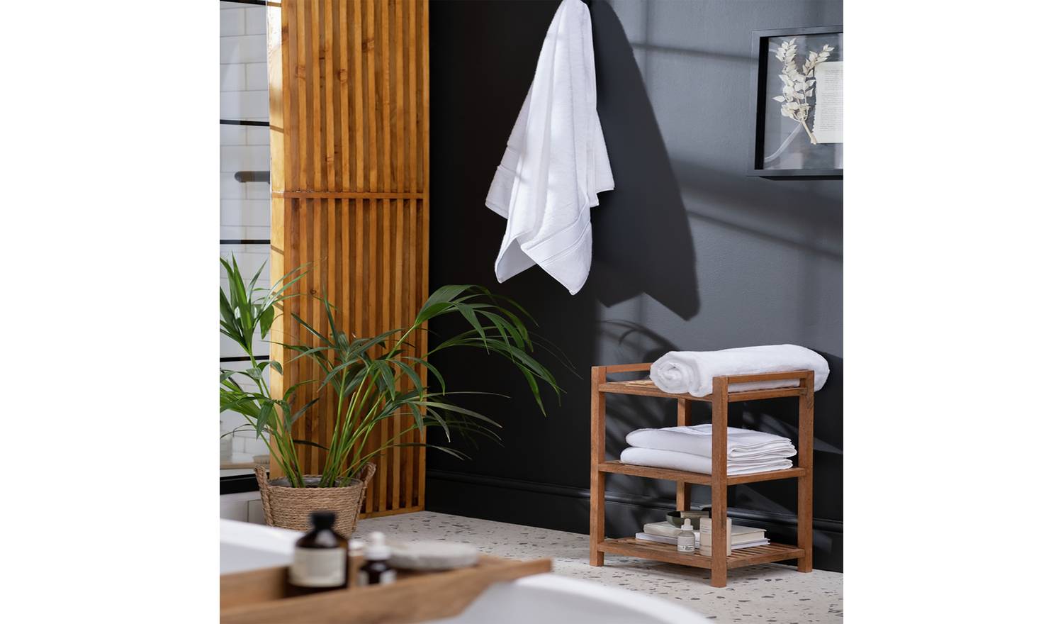 Habitat Cotton Supersoft 2 Pack Hand Towel - White