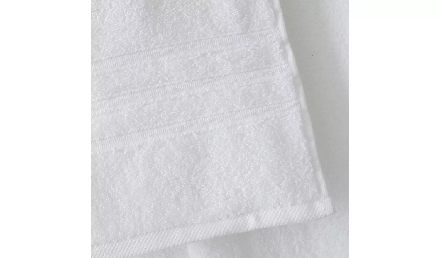 Catherine Lansfield Zero Twist Hand Towel - White