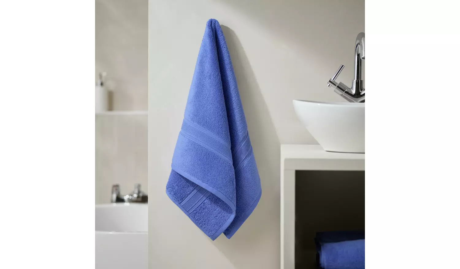 Habitat Supersoft Hand Towel - Cobalt