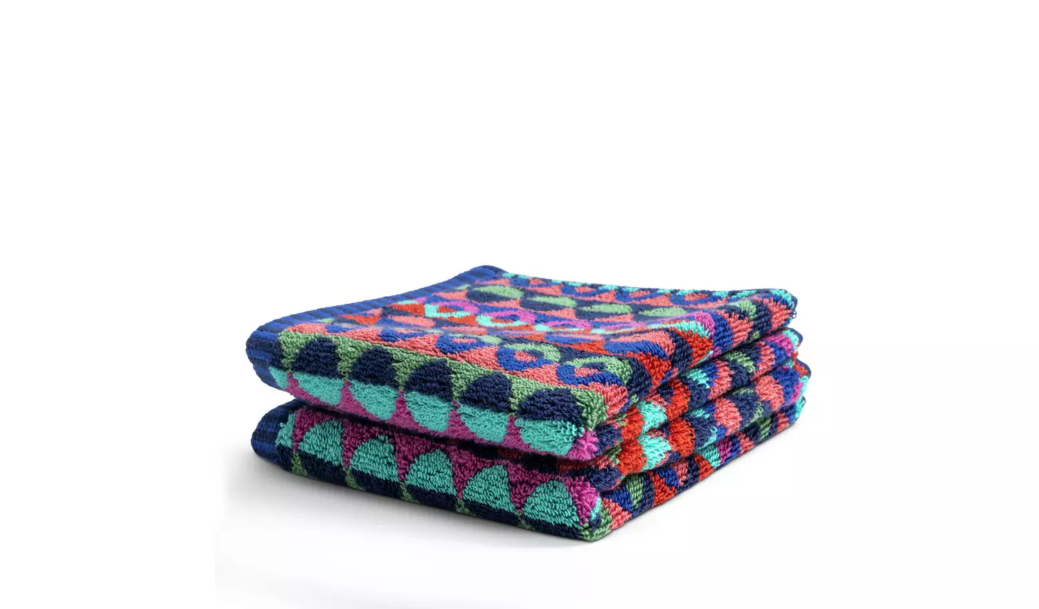 Habitat 60 Ronda Face Cloth 2pk by Margo Selby - Multi