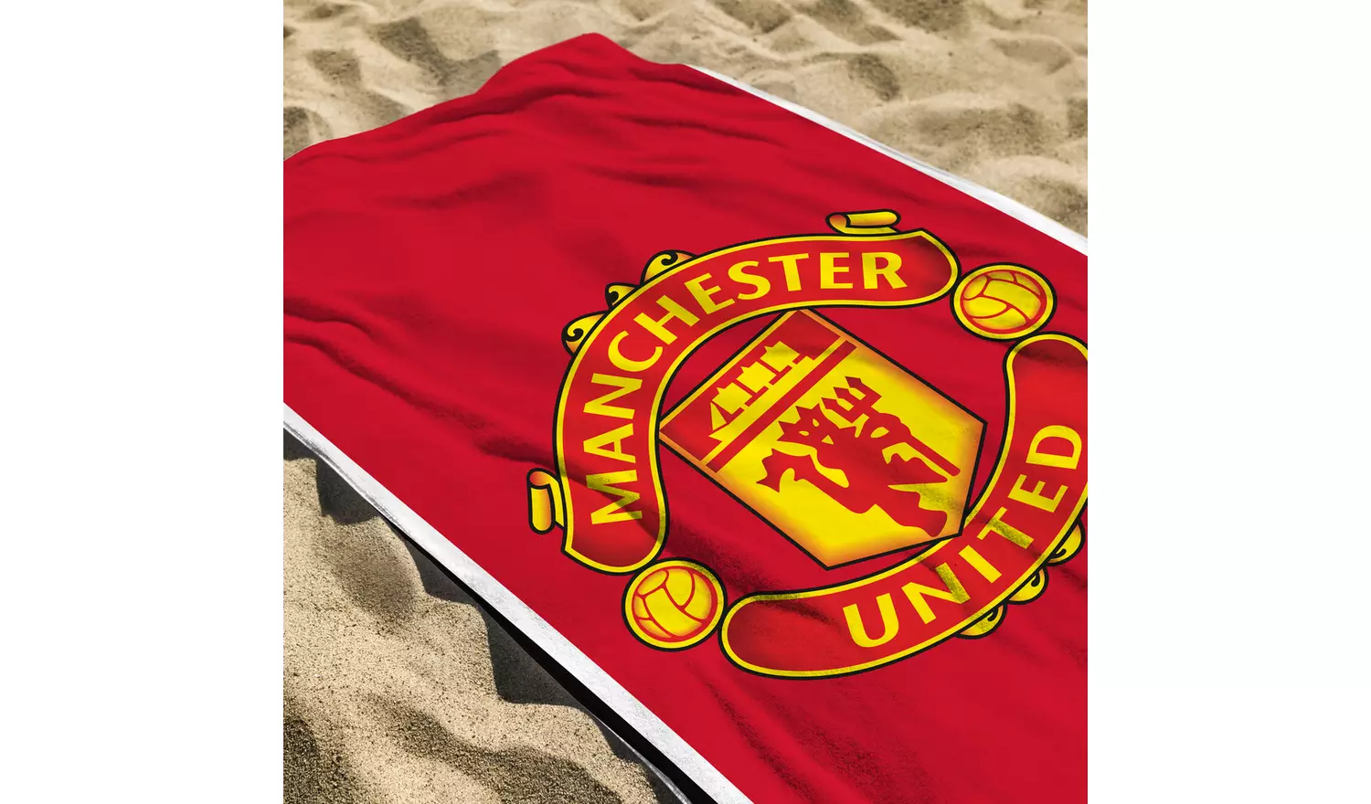 Manchester United Beach Towel - Red - 150x75cm
