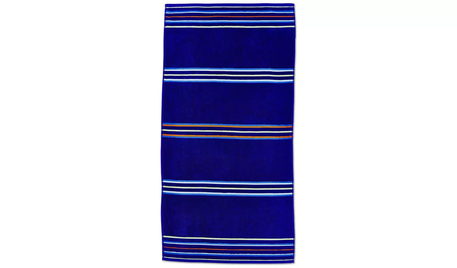 Catherine Lansfield 2 Pack Beach Towel - Navy & Blue