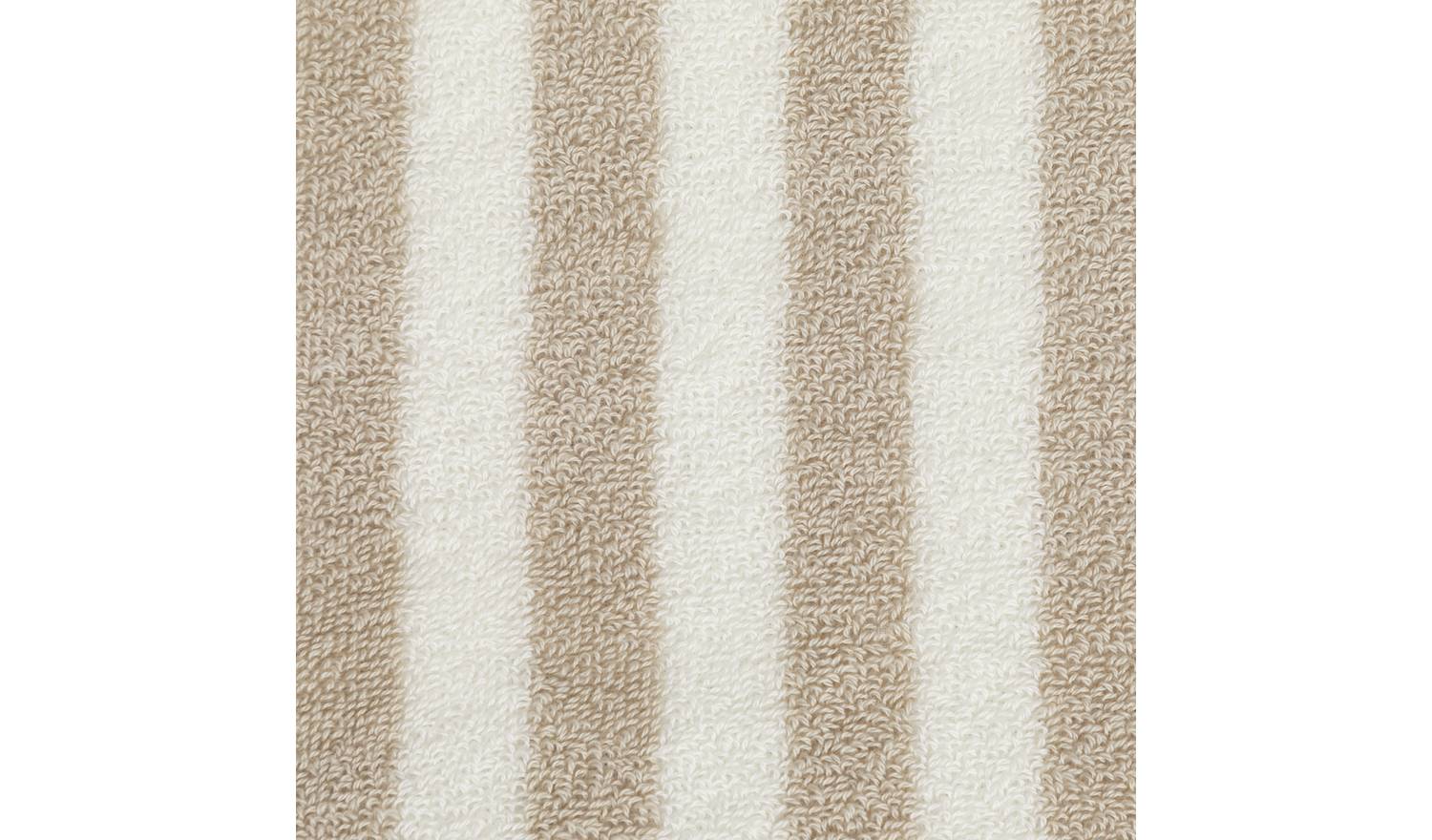 Habitat Neutral Stripe Hand Towel