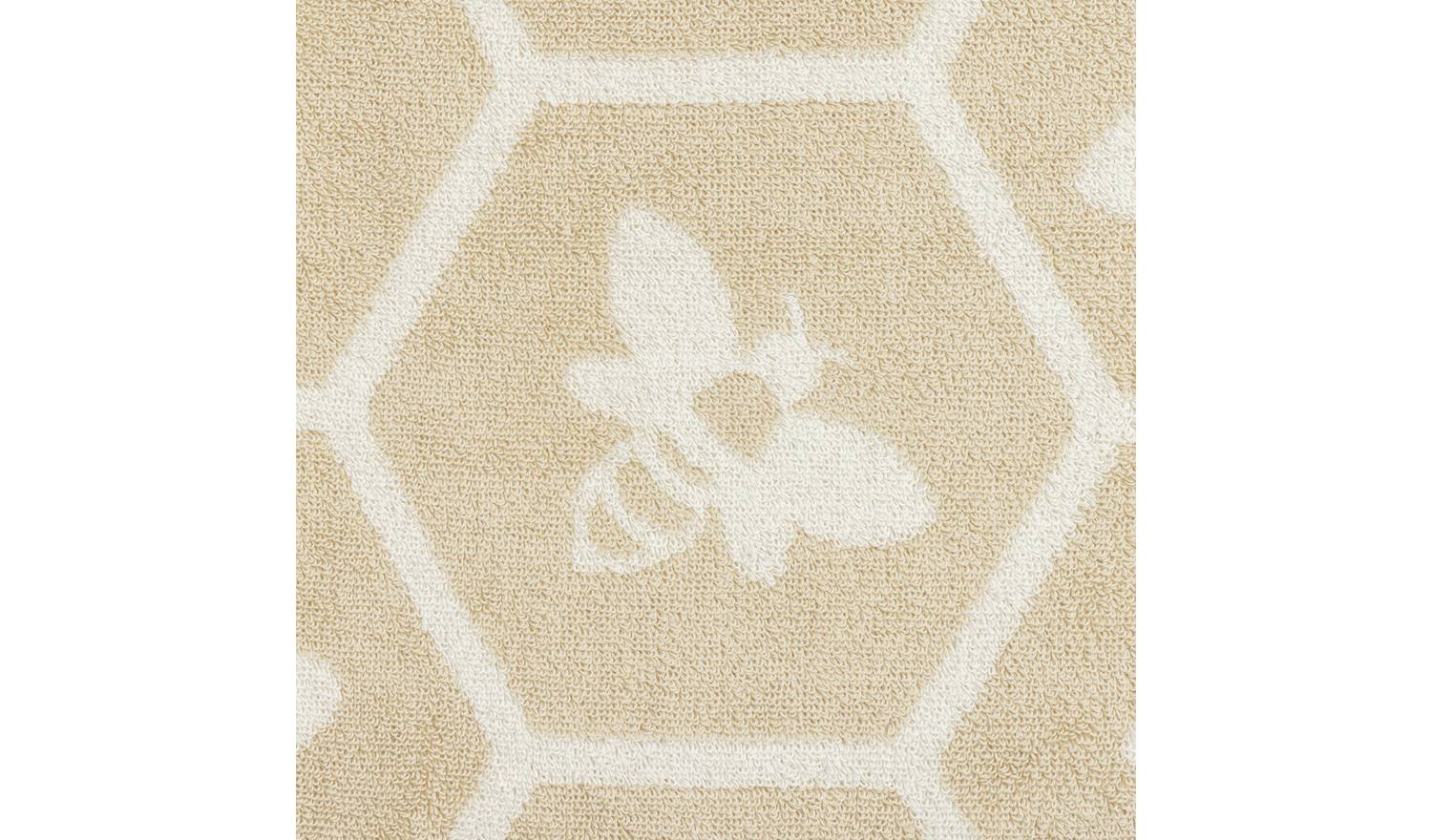 Argos Home Floral Bee Bath Sheet - Beige