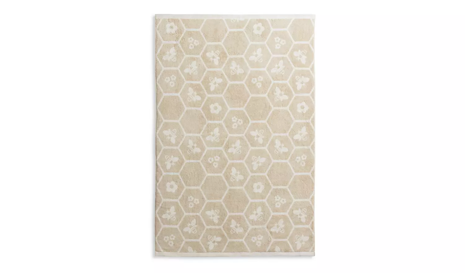 Argos Home Floral Bee Bath Sheet - Beige