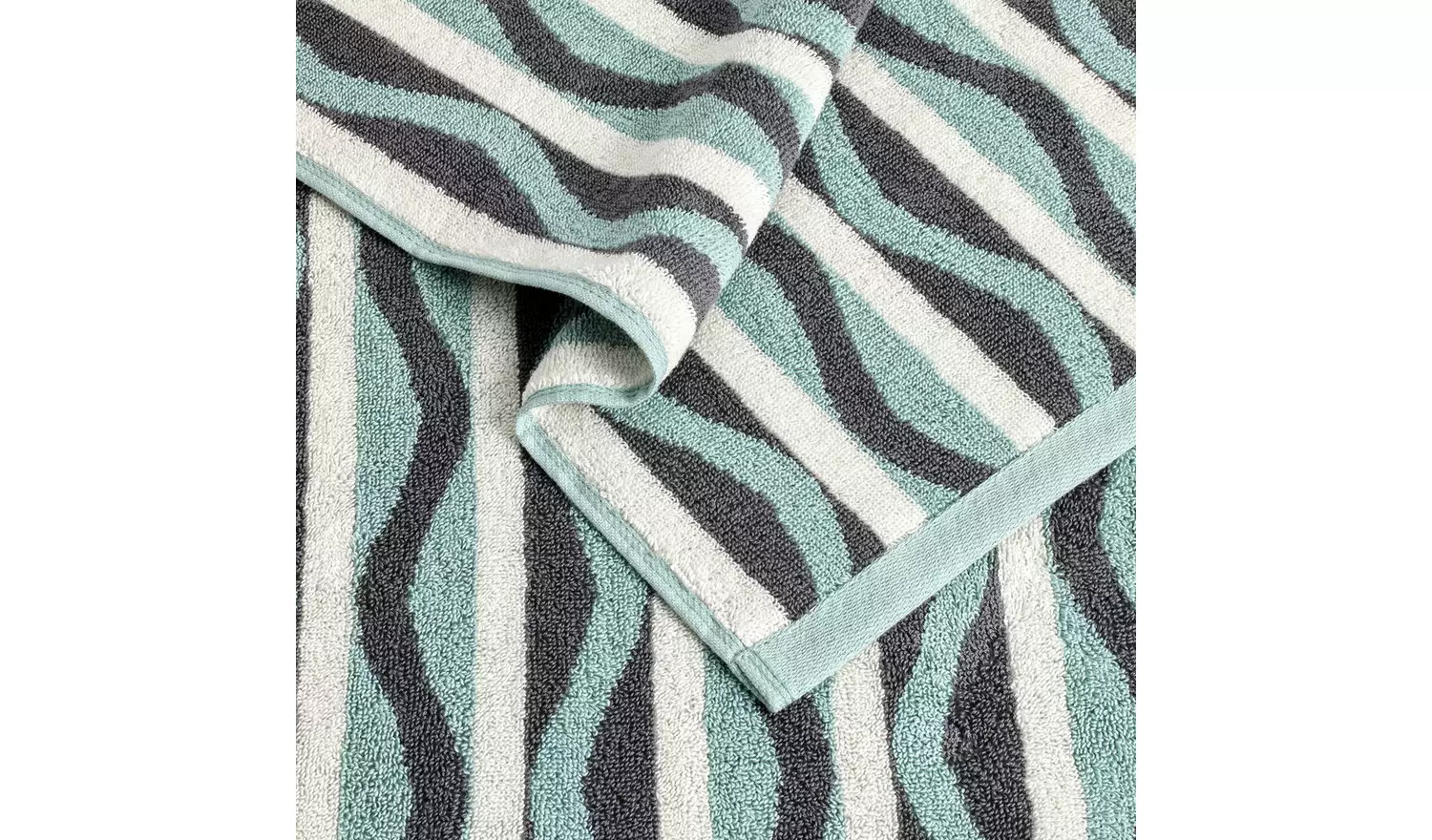 Habitat Retro Wave 2 Pack Face Cloth - Multicoloured