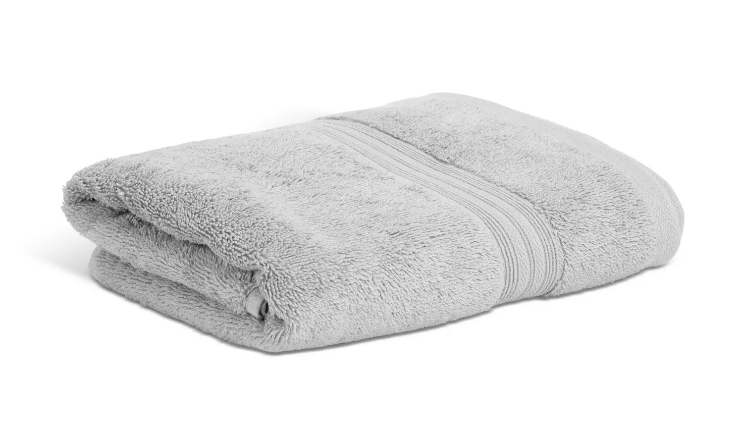 Habitat Egyptian Cotton Hand Towel - Silver