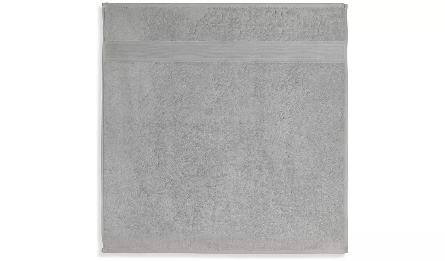 Habitat Egyptian 2 Pack Face Cloth - Silver