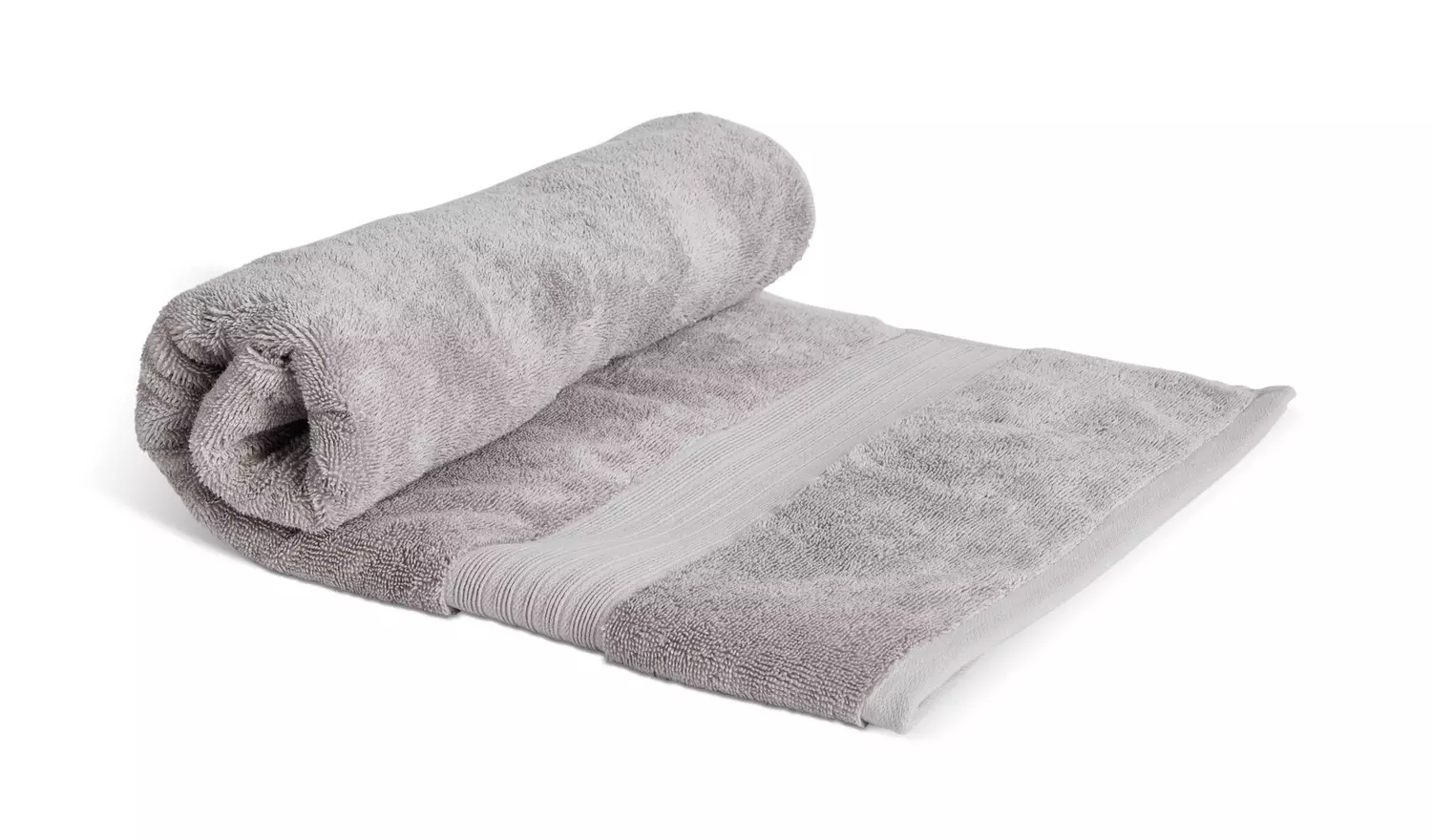 Habitat Egyptian 2 Pack Face Cloth - Silver