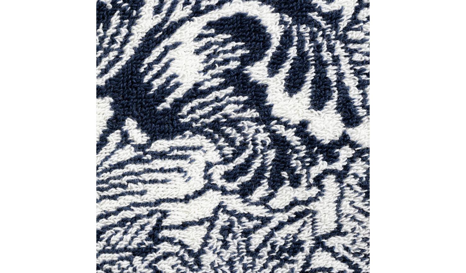 Habitat x Morris & Co. Tulip Toile Hand Towel - Navy