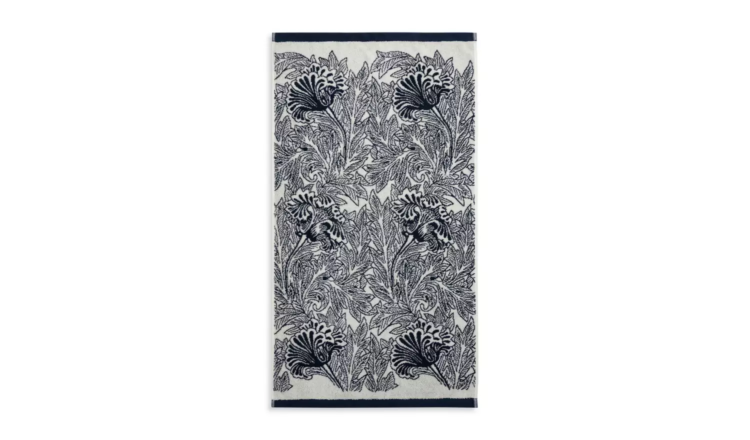 Habitat x Morris & Co. Tulip Toile Hand Towel - Navy
