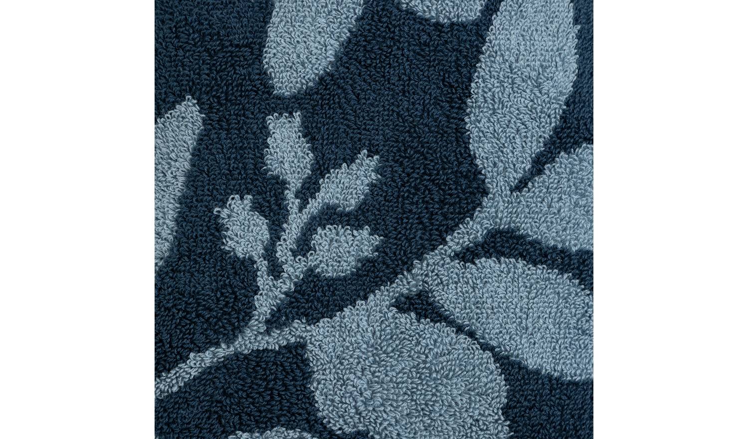 Habitat Foliage Hand Towel - Navy