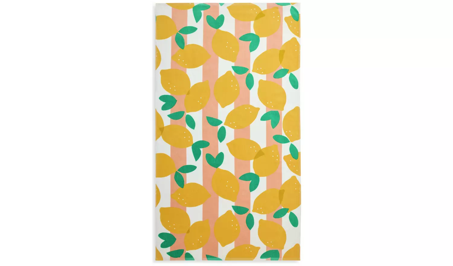 Habitat Lemon Skinny Stripe Beach Towel