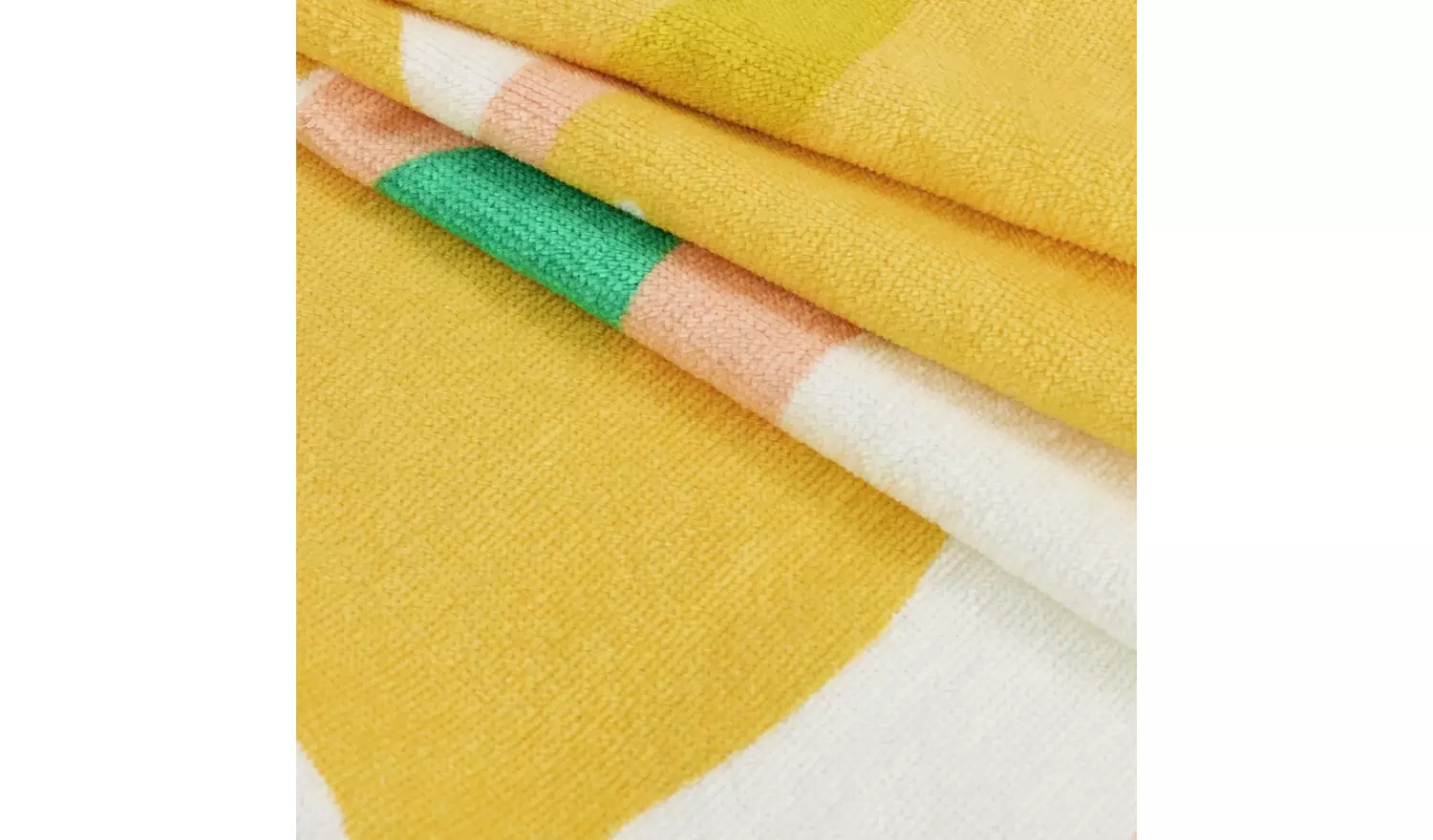 Habitat Lemon Skinny Stripe Beach Towel