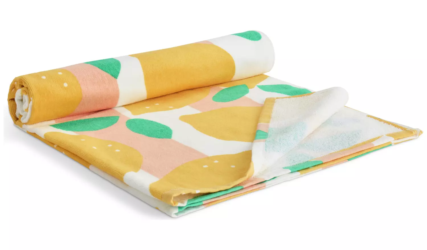 Habitat Lemon Skinny Stripe Beach Towel