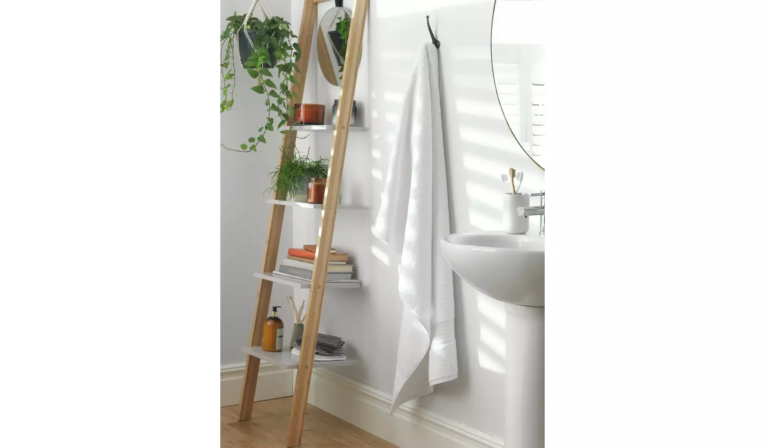 Habitat Luxury Lyocell Bath Towel - White