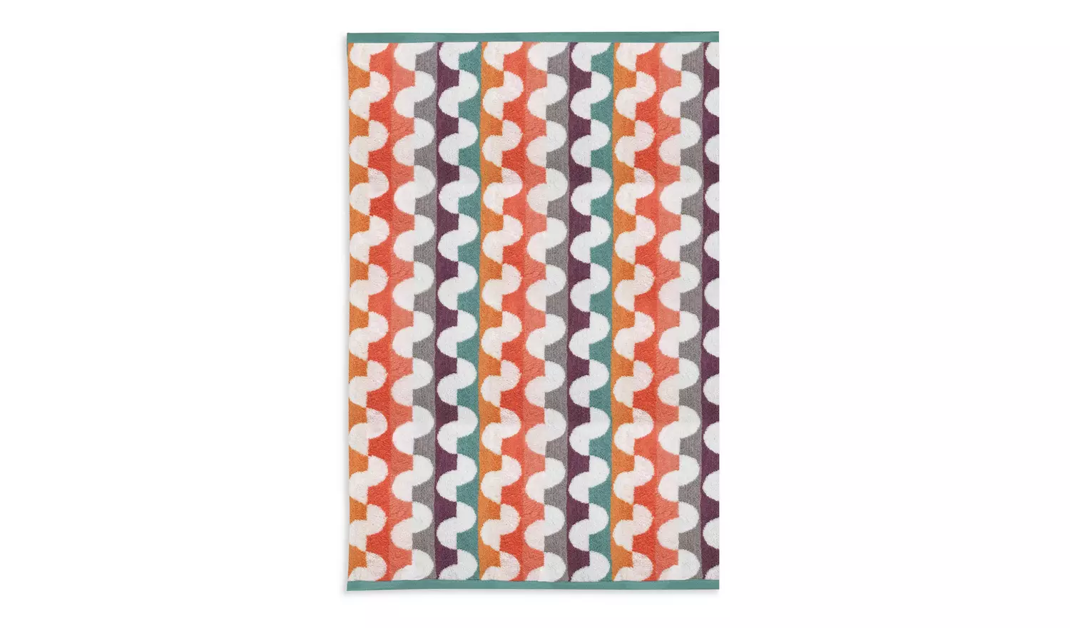 Habitat Brights Geo Tufted Bath Sheet - Multicolour