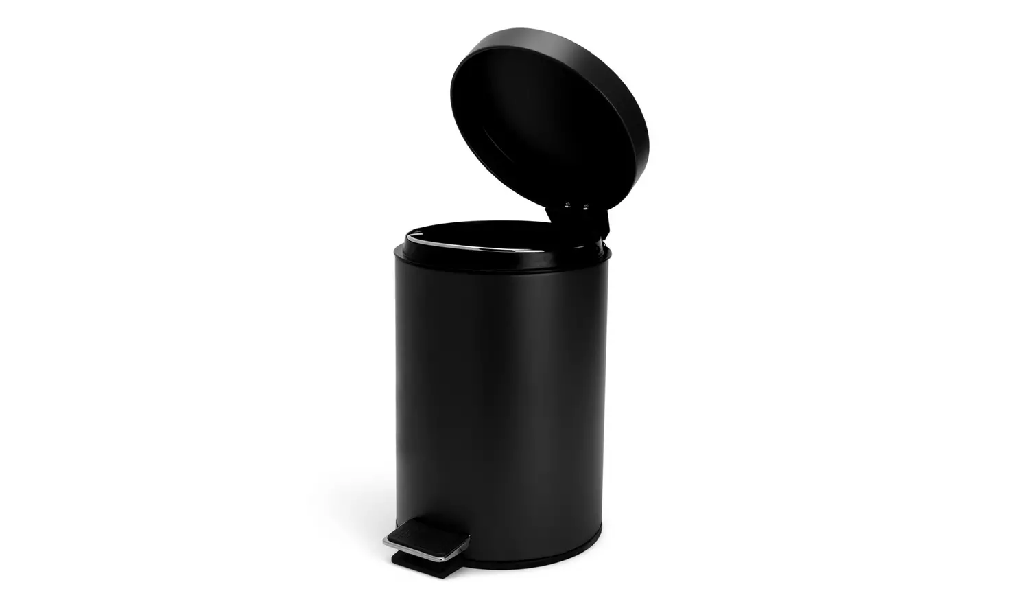 Argos Home 3 Litre Bathroom Pedal Bin - Black