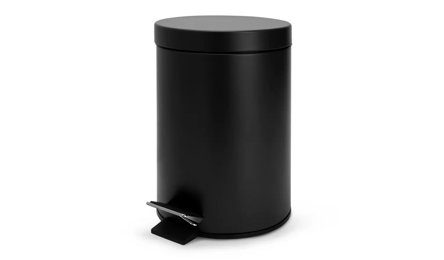 Argos Home 3 Litre Bathroom Pedal Bin - Black