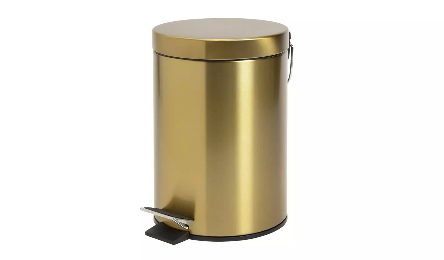 Argos Home 3 Litre Bathroom Bin -Gold
