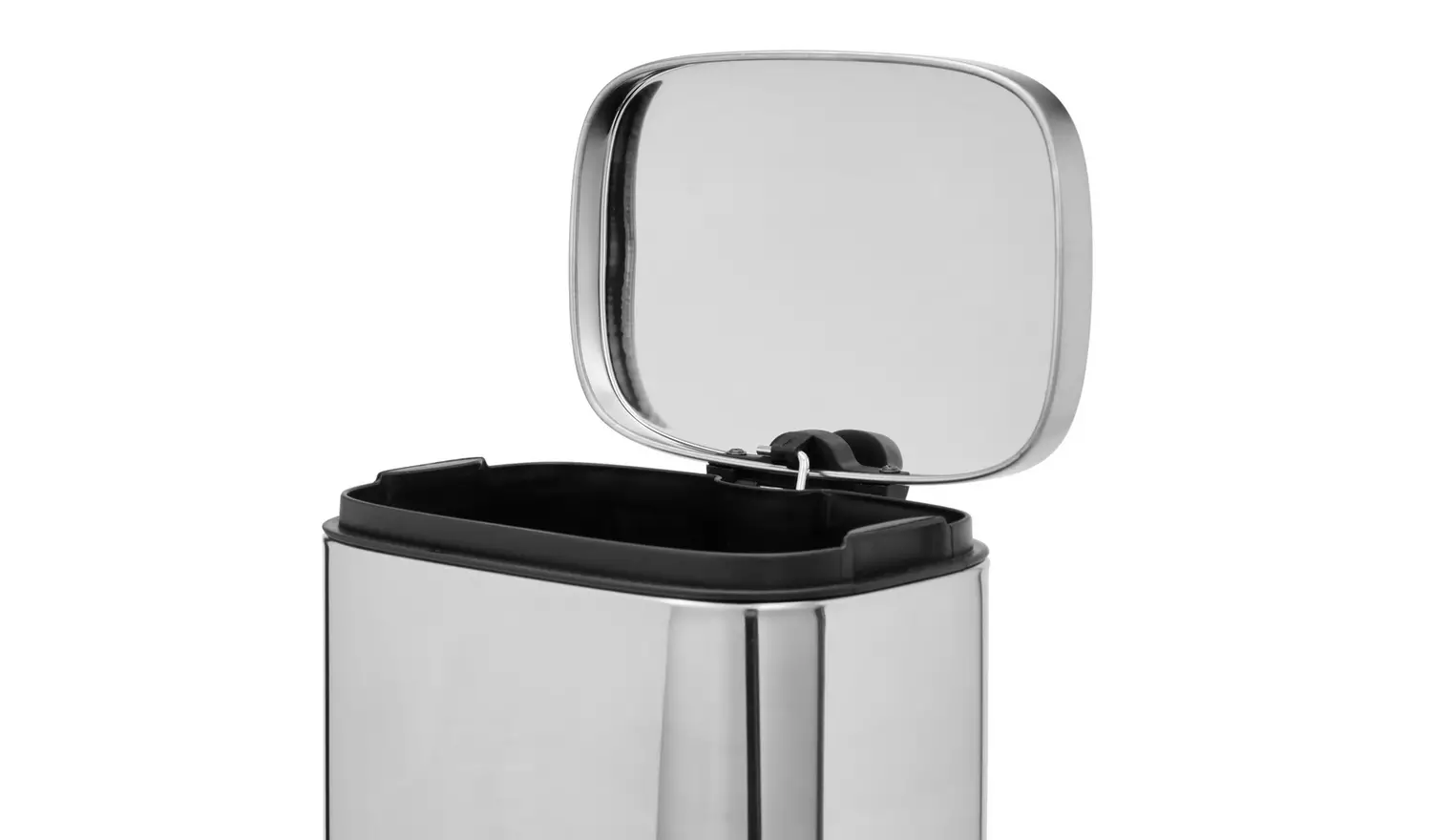 Argos Home 5L Rectangular Bathroom Pedal Bin - Chrome