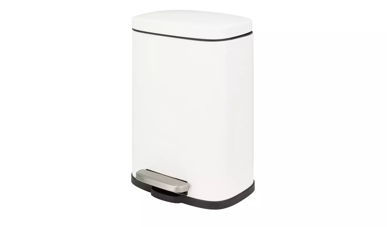 Argos Home 5 Litre Rectangular Bathroom Pedal Bin - White