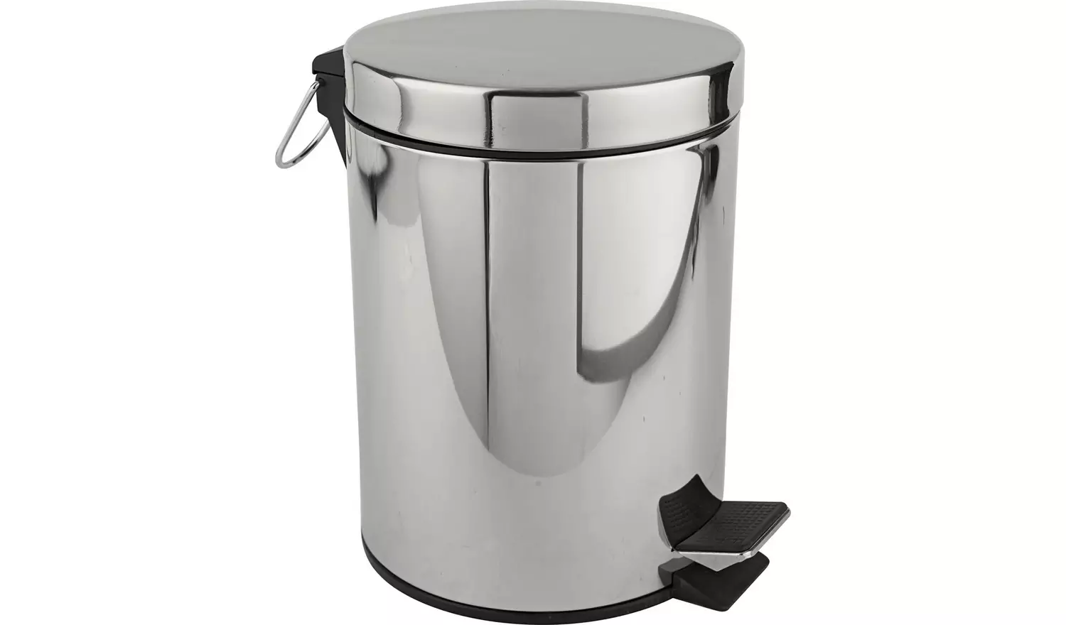 Habitat 5 Litre Stainless Steel Pedal Bin