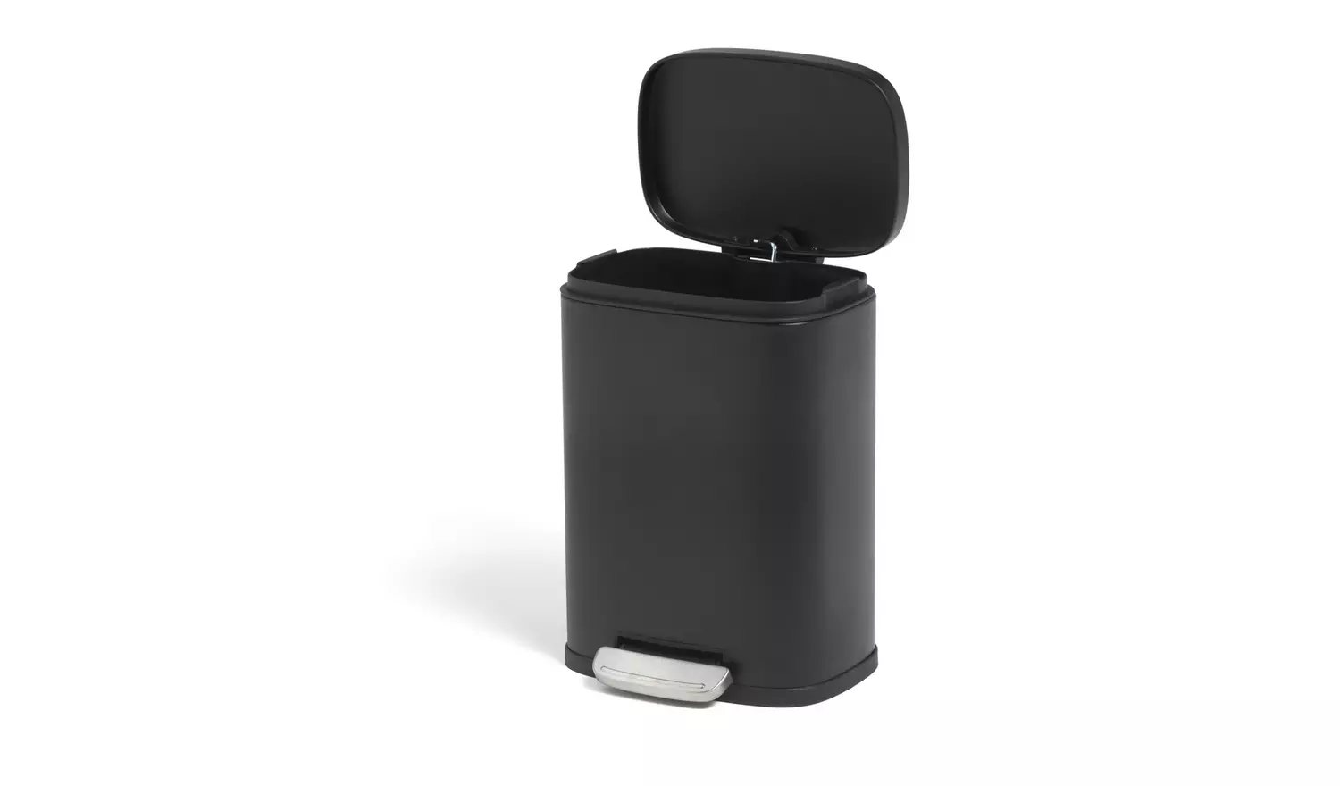 Argos Home 5 Litre Rectangular Bin -Black