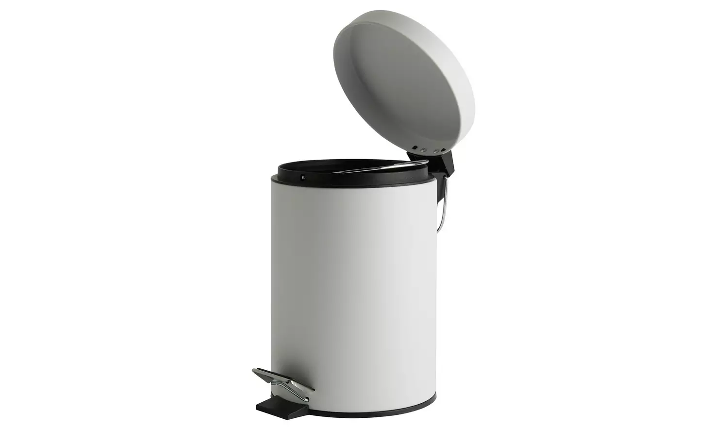 Habitat 3Litre Step Bin - Matt White