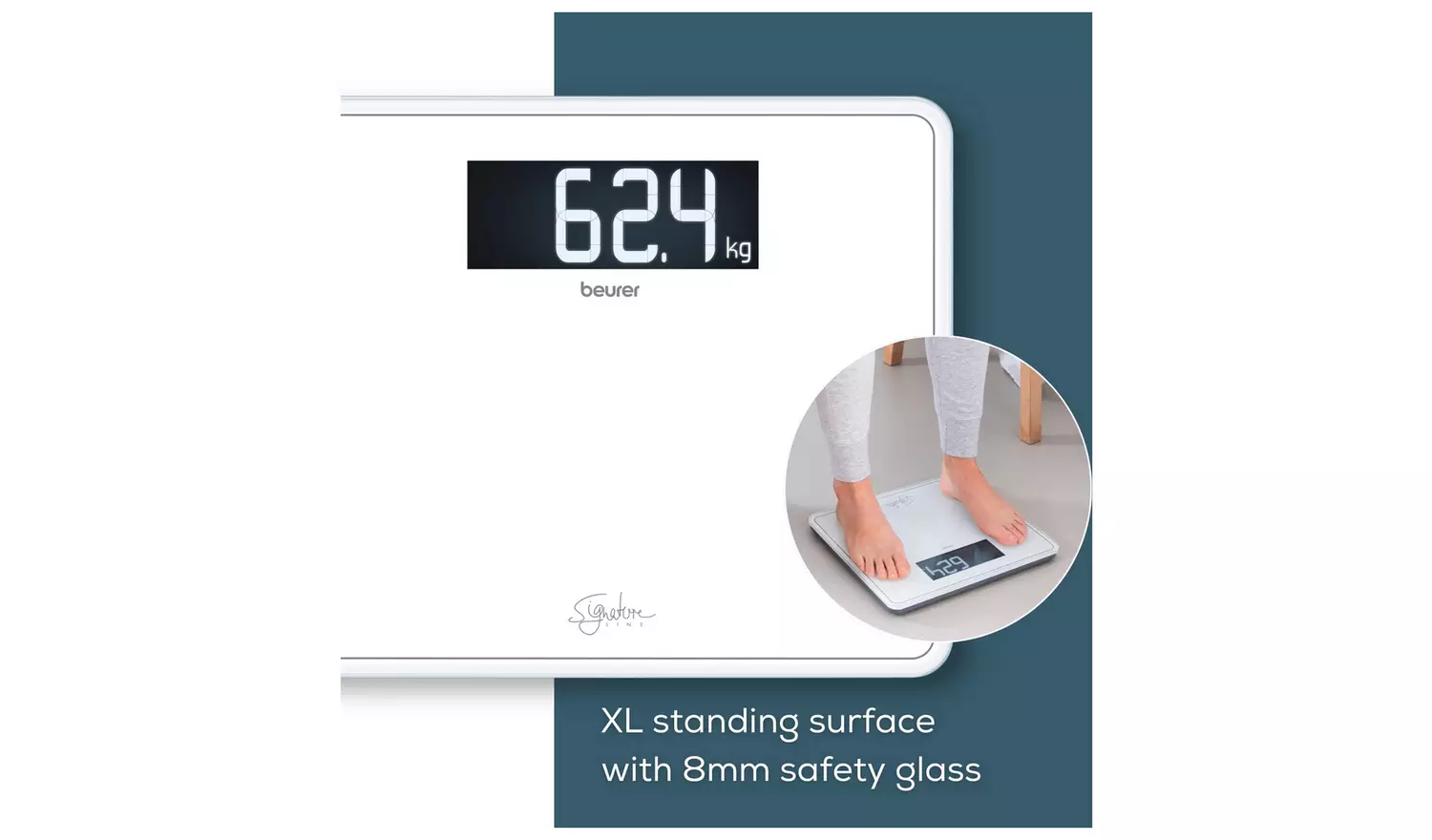Beurer XXL Platform And Display Scale - White