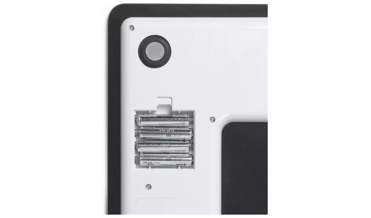 Salter Extra Wide Analyser Bathroom Scale - Black