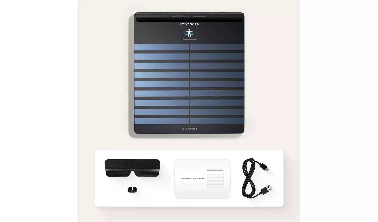 Withings Body Scan Bathroom Scale - Black