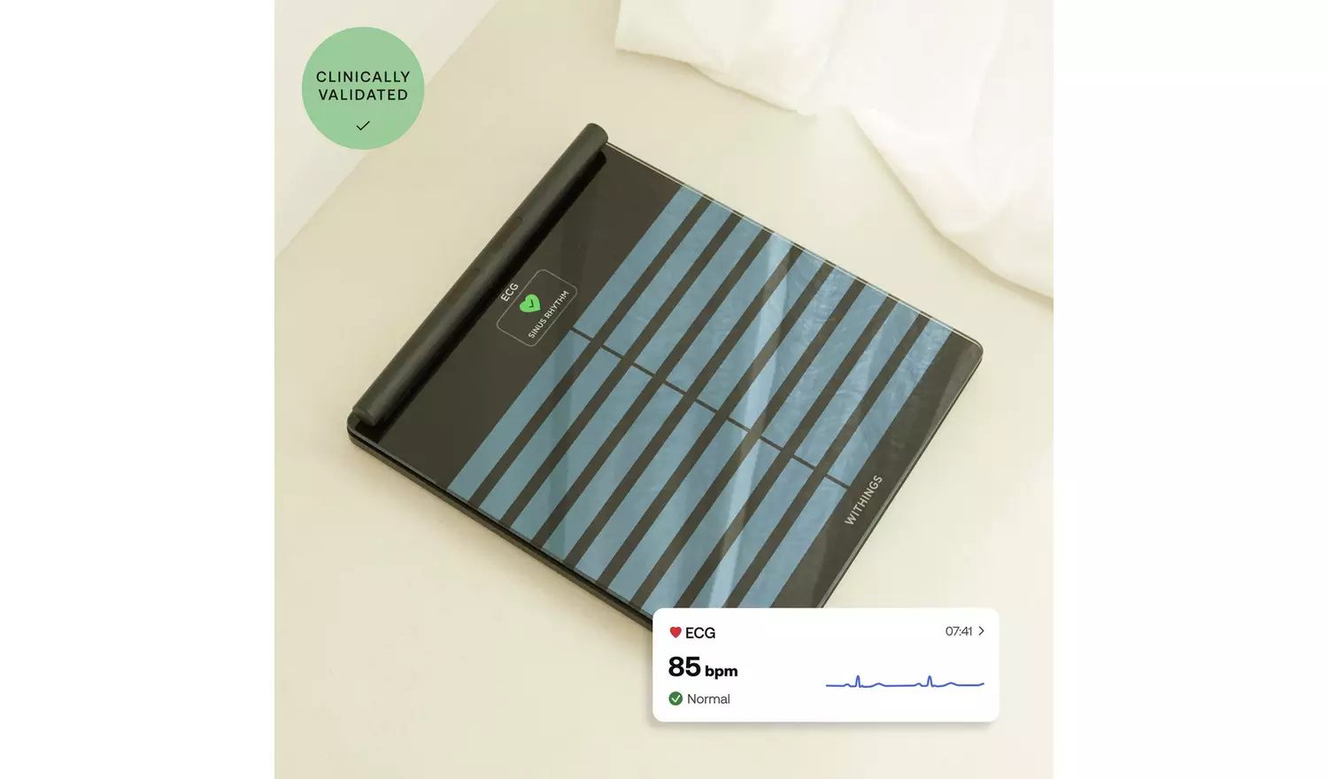 Withings Body Scan Bathroom Scale - Black