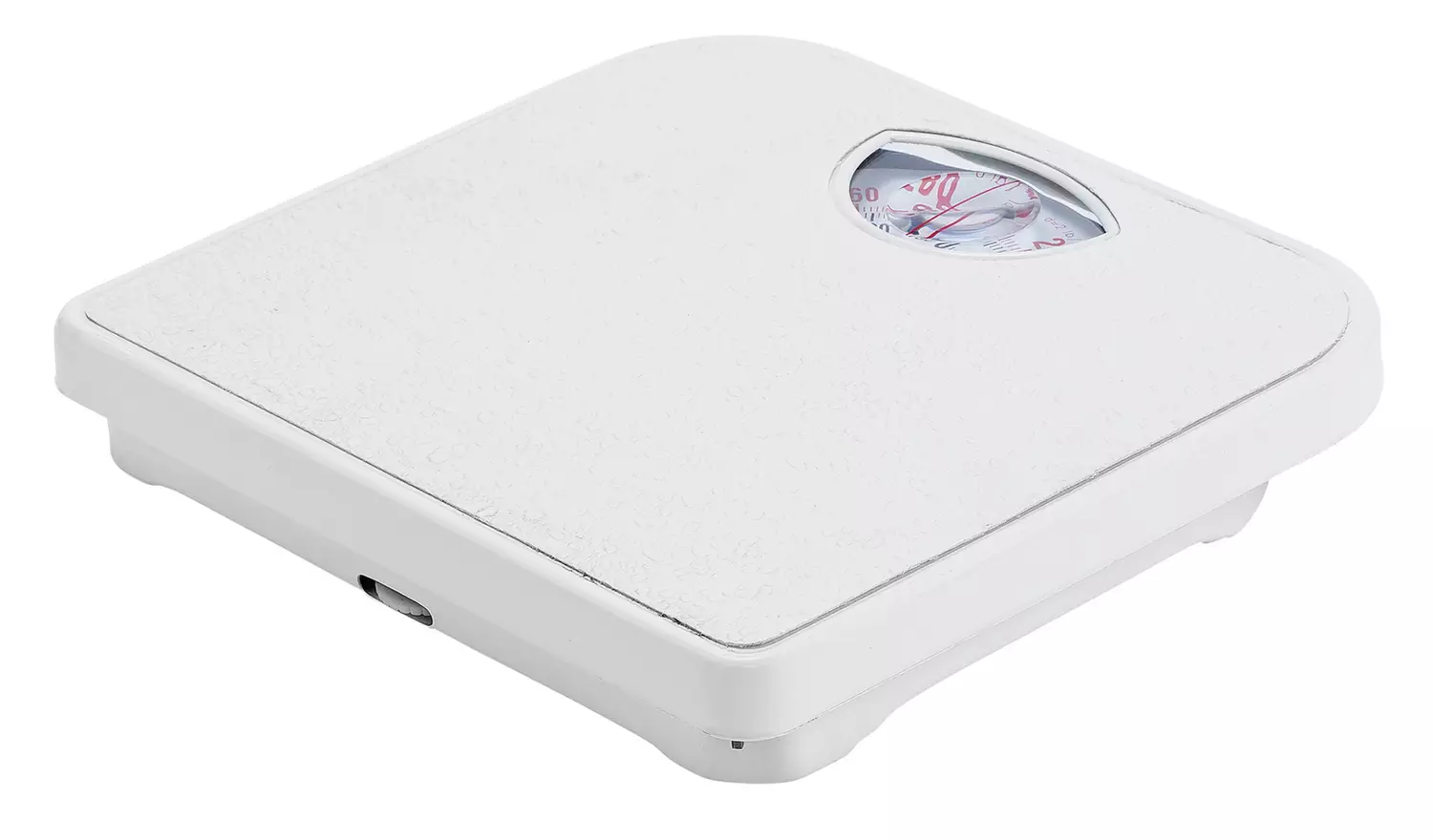 Home Essentials Compact Mechanical Bathroom Scales - White