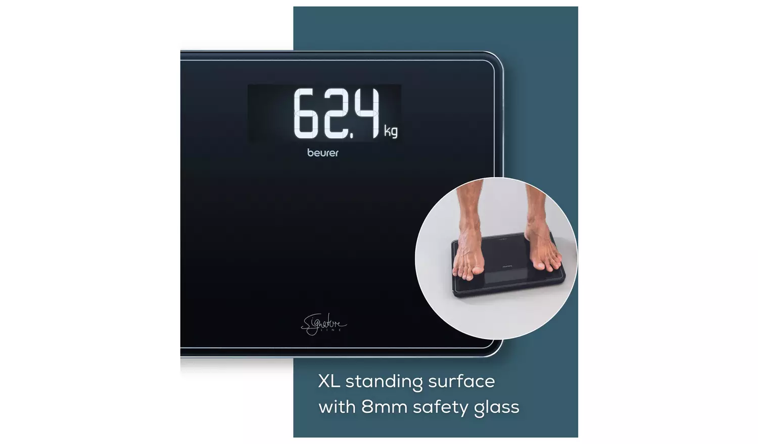 Beurer XL Digital Bathroom Scale - Black