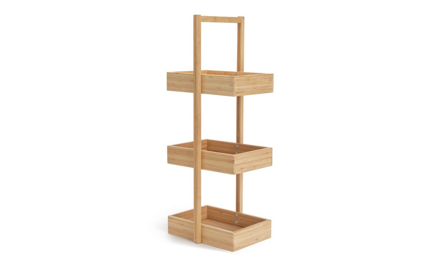 Habitat 3 Tier Bamboo Storage Caddy - Natural