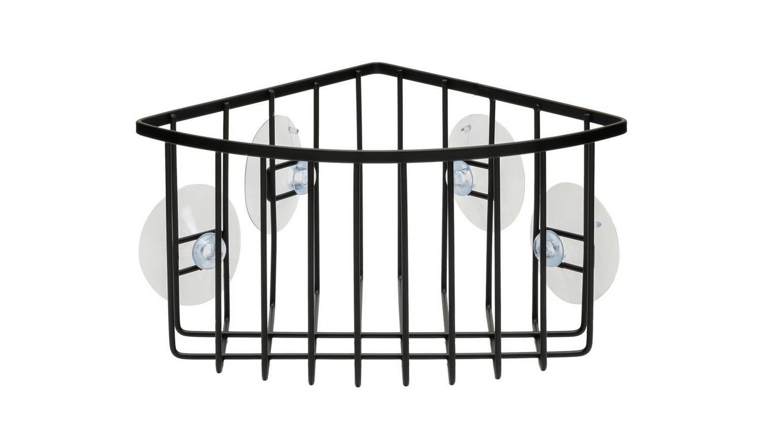 Argos Home Corner Shower Storage Basket - Black